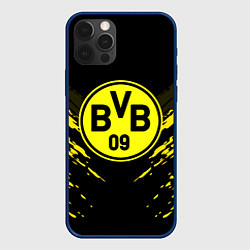 Чехол для iPhone 12 Pro Borussia FC: Sport Fashion, цвет: 3D-тёмно-синий
