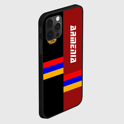 Чехол iPhone 12 Pro Armenia / 3D-Черный – фото 2