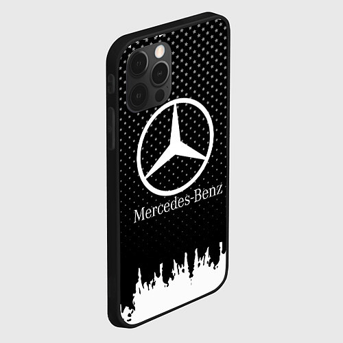 Чехол iPhone 12 Pro Mercedes-Benz: Black Side / 3D-Черный – фото 2