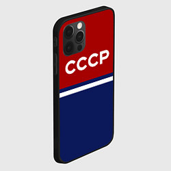 Чехол для iPhone 12 Pro СССР: Спортсмен, цвет: 3D-черный — фото 2