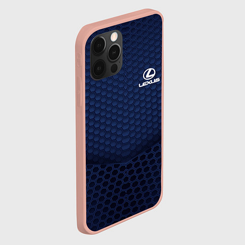 Чехол iPhone 12 Pro Lexus: Sport Motors / 3D-Светло-розовый – фото 2