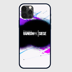 Чехол для iPhone 12 Pro Rainbow Six Siege: Color Style, цвет: 3D-черный