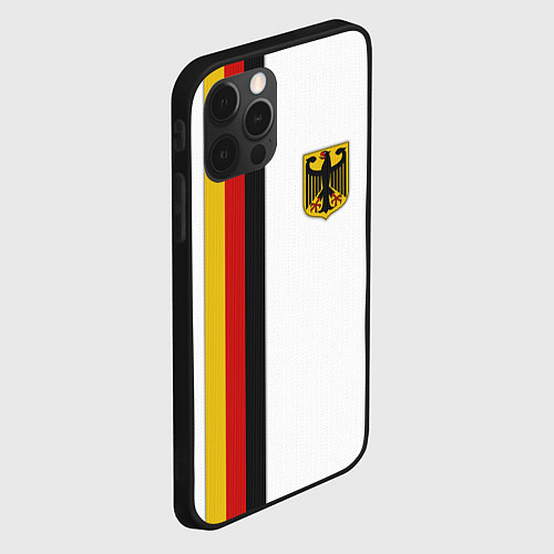 Чехол iPhone 12 Pro I Love Germany / 3D-Черный – фото 2