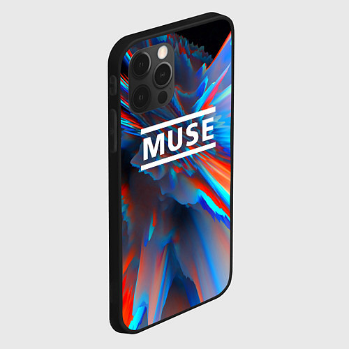 Чехол iPhone 12 Pro Muse: Colour Abstract / 3D-Черный – фото 2