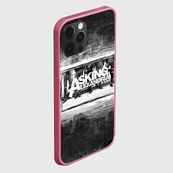 Чехол для iPhone 12 Pro Asking Alexandria, цвет: 3D-малиновый — фото 2