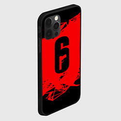 Чехол для iPhone 12 Pro R6S: Red Outbreak, цвет: 3D-черный — фото 2