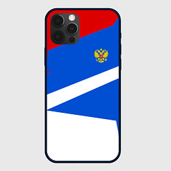 Чехол для iPhone 12 Pro Russia: Light Sport, цвет: 3D-черный
