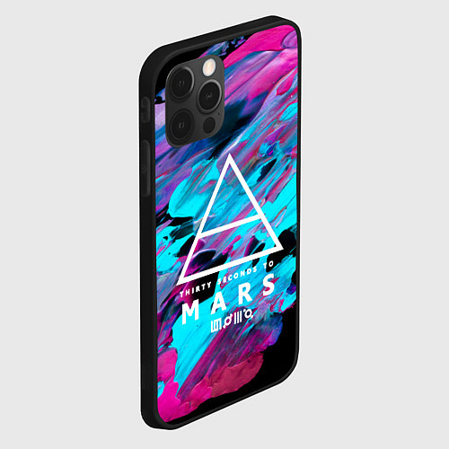 Чехол iPhone 12 Pro 30 STM: Neon Colours / 3D-Черный – фото 2