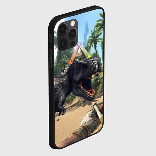 Чехол iPhone 12 Pro ARK: Survival Evolved / 3D-Черный – фото 2