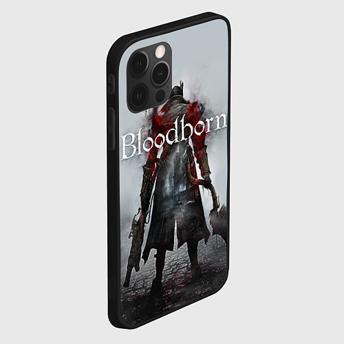 Чехол iPhone 12 Pro Bloodborne: Hell Knight / 3D-Черный – фото 2