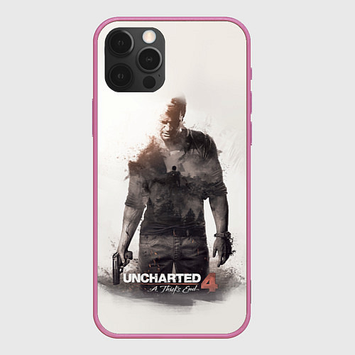 Чехол iPhone 12 Pro Uncharted 4: Nathan / 3D-Малиновый – фото 1