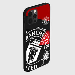 Чехол для iPhone 12 Pro FC Man United: Exclusive, цвет: 3D-черный — фото 2