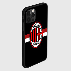 Чехол для iPhone 12 Pro AC Milan 1899, цвет: 3D-черный — фото 2