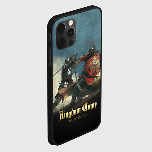 Чехол iPhone 12 Pro Kingdom Come: Deliverance / 3D-Черный – фото 2