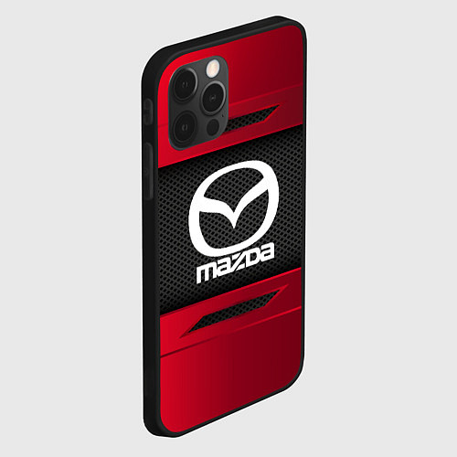 Чехол iPhone 12 Pro Mazda Sport / 3D-Черный – фото 2