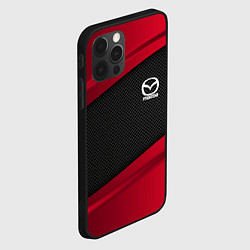 Чехол для iPhone 12 Pro Mazda: Red Sport, цвет: 3D-черный — фото 2