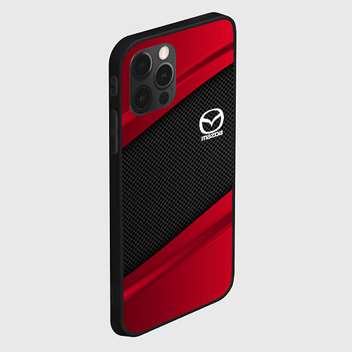 Чехол iPhone 12 Pro Mazda: Red Sport / 3D-Черный – фото 2