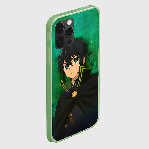 Чехол iPhone 12 Pro Yuichiro Hyakuya / 3D-Салатовый – фото 2