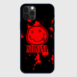 Чехол для iPhone 12 Pro Nirvana: Blooded Smile, цвет: 3D-черный