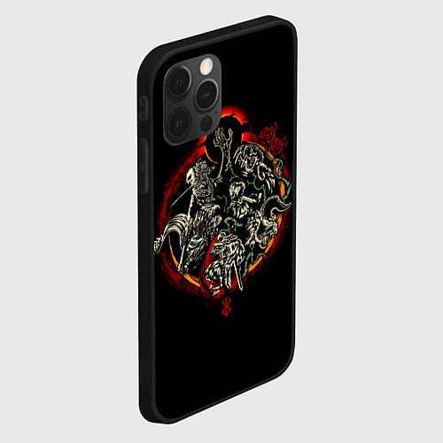 Чехол iPhone 12 Pro Berserk Devils / 3D-Черный – фото 2