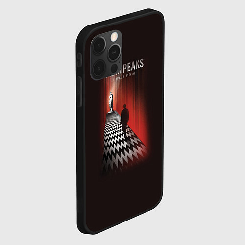 Чехол iPhone 12 Pro Twin Peaks: Firewalk with me / 3D-Черный – фото 2