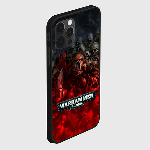 Чехол iPhone 12 Pro Warhammer 40000: Dawn Of War / 3D-Черный – фото 2