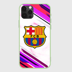 Чехол для iPhone 12 Pro Barcelona, цвет: 3D-салатовый