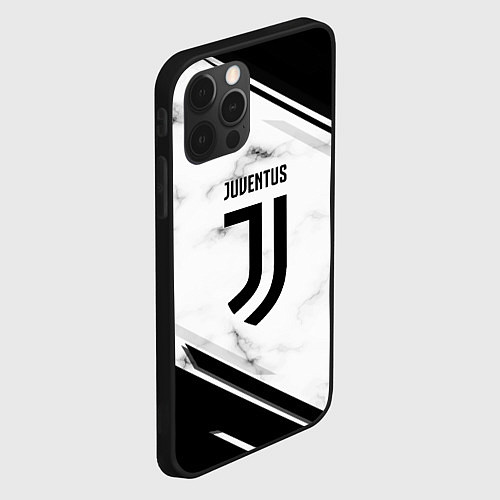 Чехол iPhone 12 Pro Juventus / 3D-Черный – фото 2