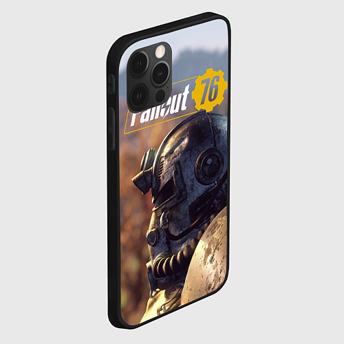 Чехол iPhone 12 Pro Fallout 76 / 3D-Черный – фото 2