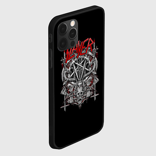 Чехол iPhone 12 Pro Slayer: Hell Goat / 3D-Черный – фото 2