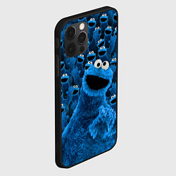 Чехол для iPhone 12 Pro Безумие коржика, цвет: 3D-черный — фото 2