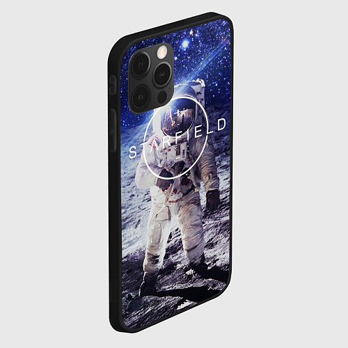 Чехол iPhone 12 Pro Starfield / 3D-Черный – фото 2