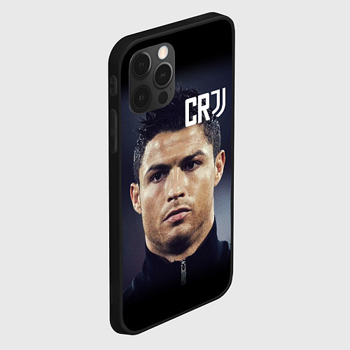 Чехол iPhone 12 Pro RONALDO CR7 / 3D-Черный – фото 2