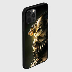 Чехол для iPhone 12 Pro Армированный шлем, цвет: 3D-черный — фото 2