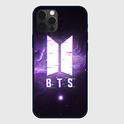 Чехол для iPhone 12 Pro BTS: Violet Space, цвет: 3D-черный