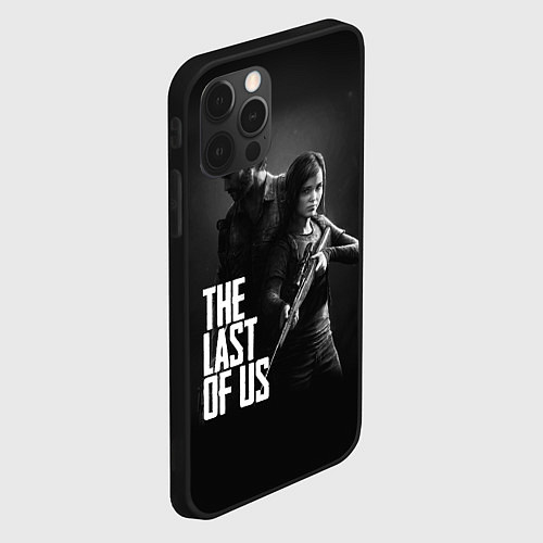 Чехол iPhone 12 Pro The Last of Us: Black Style / 3D-Черный – фото 2