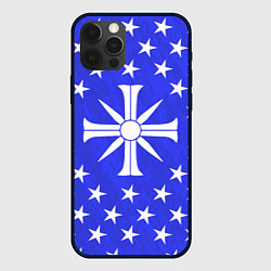 Чехол для iPhone 12 Pro Far Cry 5: Blue Cult Symbol, цвет: 3D-черный