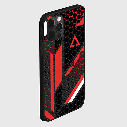 Чехол iPhone 12 Pro CS:GO CYREX CARBON / 3D-Черный – фото 2