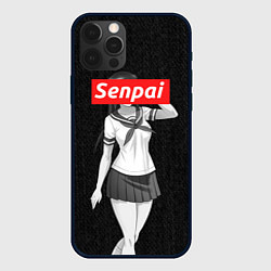 Чехол для iPhone 12 Pro Senpai: School Girl, цвет: 3D-черный