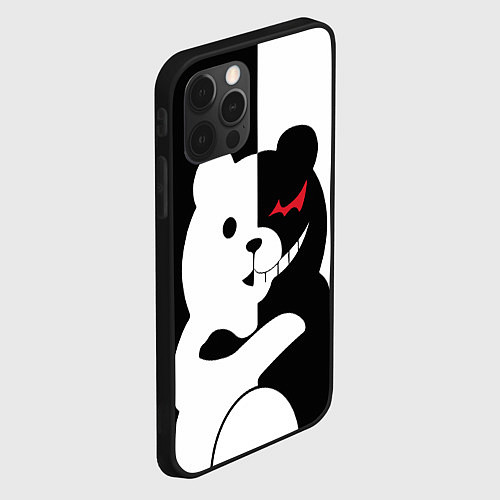 Чехол iPhone 12 Pro Monokuma Drae / 3D-Черный – фото 2