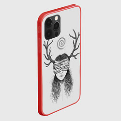 Чехол для iPhone 12 Pro True Detective: Horny Girl, цвет: 3D-красный — фото 2