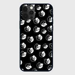 Чехол для iPhone 12 Pro MONOKUMA, цвет: 3D-черный