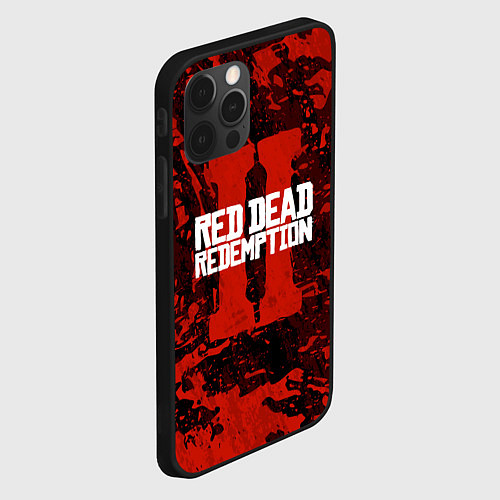 Чехол iPhone 12 Pro Red Dead Redemption: Part II / 3D-Черный – фото 2