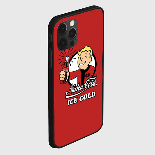 Чехол iPhone 12 Pro Nuka Cola: Ice Cold / 3D-Черный – фото 2