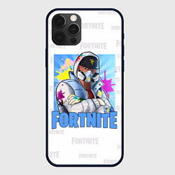 Чехол для iPhone 12 Pro Fortnite Street Art, цвет: 3D-черный