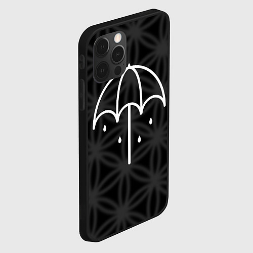 Чехол iPhone 12 Pro BMTH Umbrella / 3D-Черный – фото 2