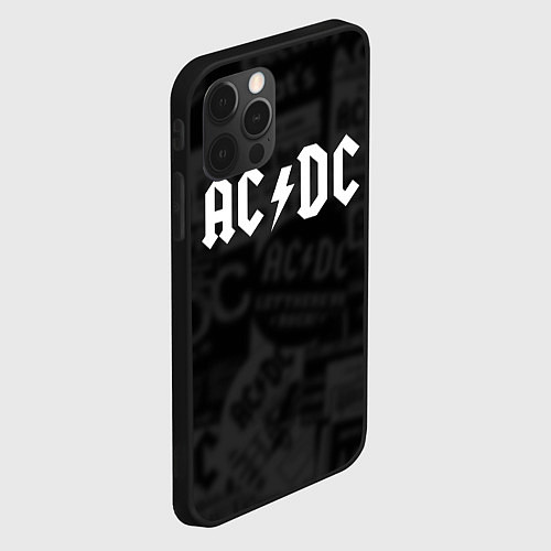 Чехол iPhone 12 Pro AC/DC: Black Rock / 3D-Черный – фото 2