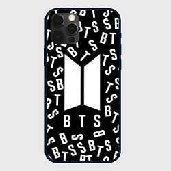 Чехол для iPhone 12 Pro BTS: Black Style, цвет: 3D-черный