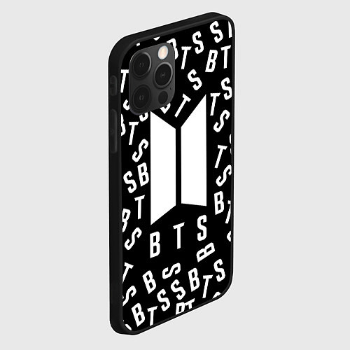 Чехол iPhone 12 Pro BTS: Black Style / 3D-Черный – фото 2