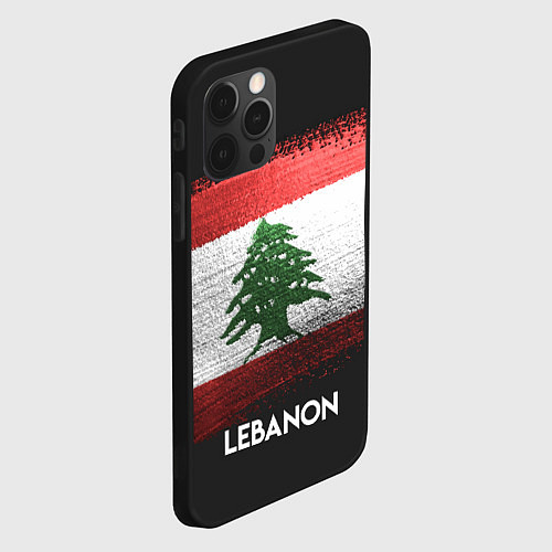 Чехол iPhone 12 Pro Lebanon Style / 3D-Черный – фото 2